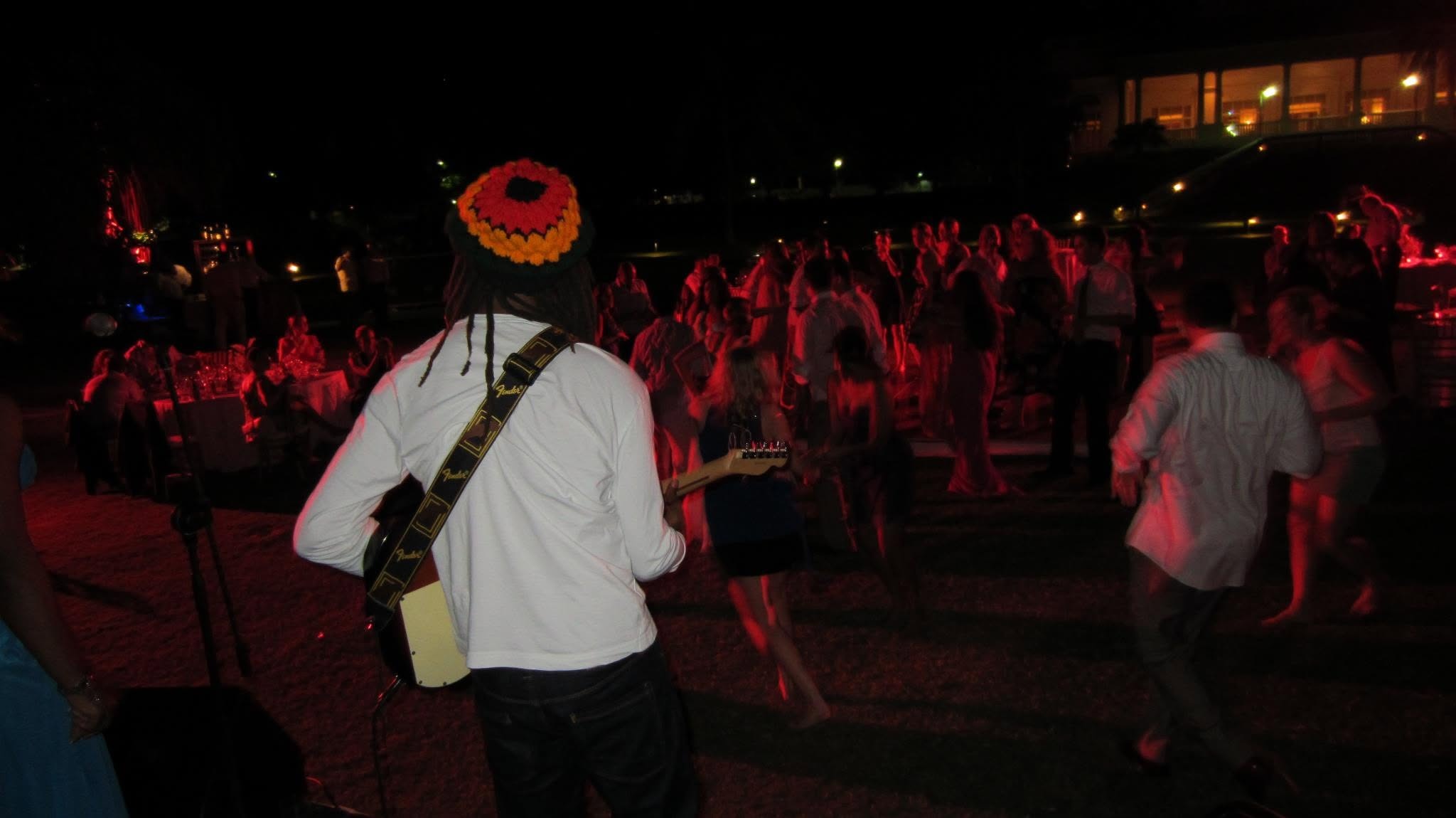 Lee Holness with SunJamma crowd